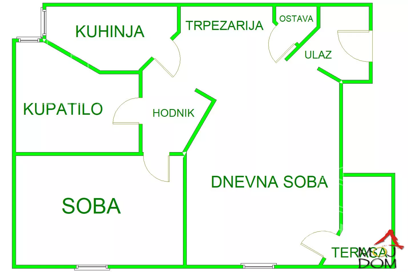 Dvosoban stan | 4zida