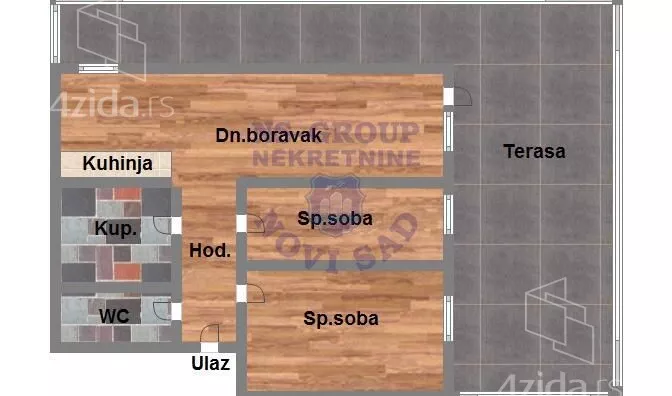 Trosoban stan | 4zida