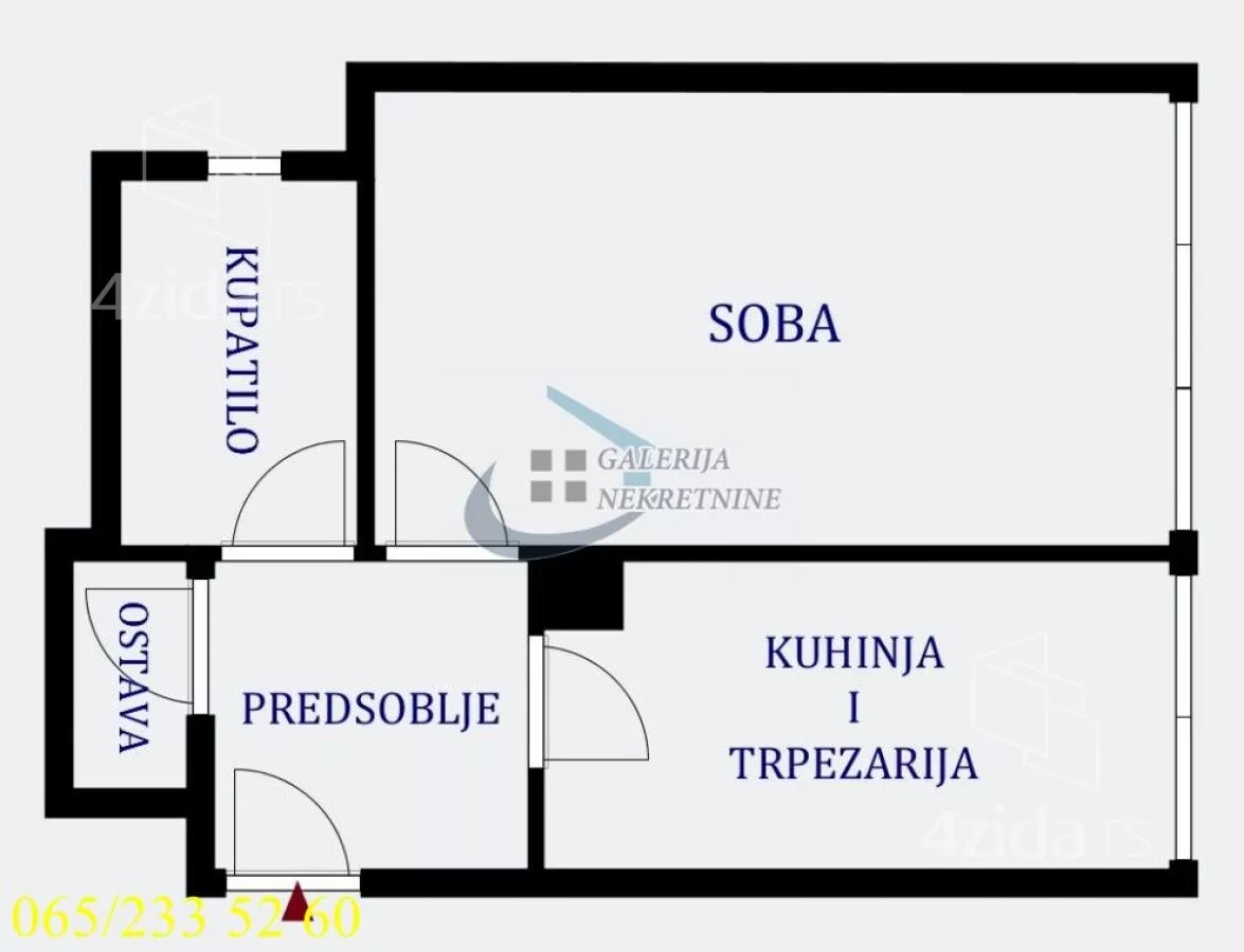 Jednosoban stan | 4zida