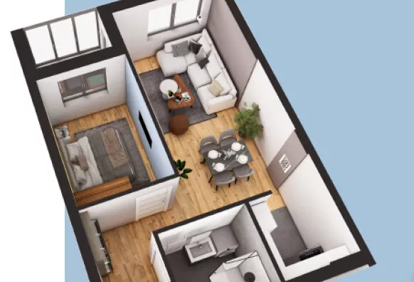 Dvosoban stan | 4zida