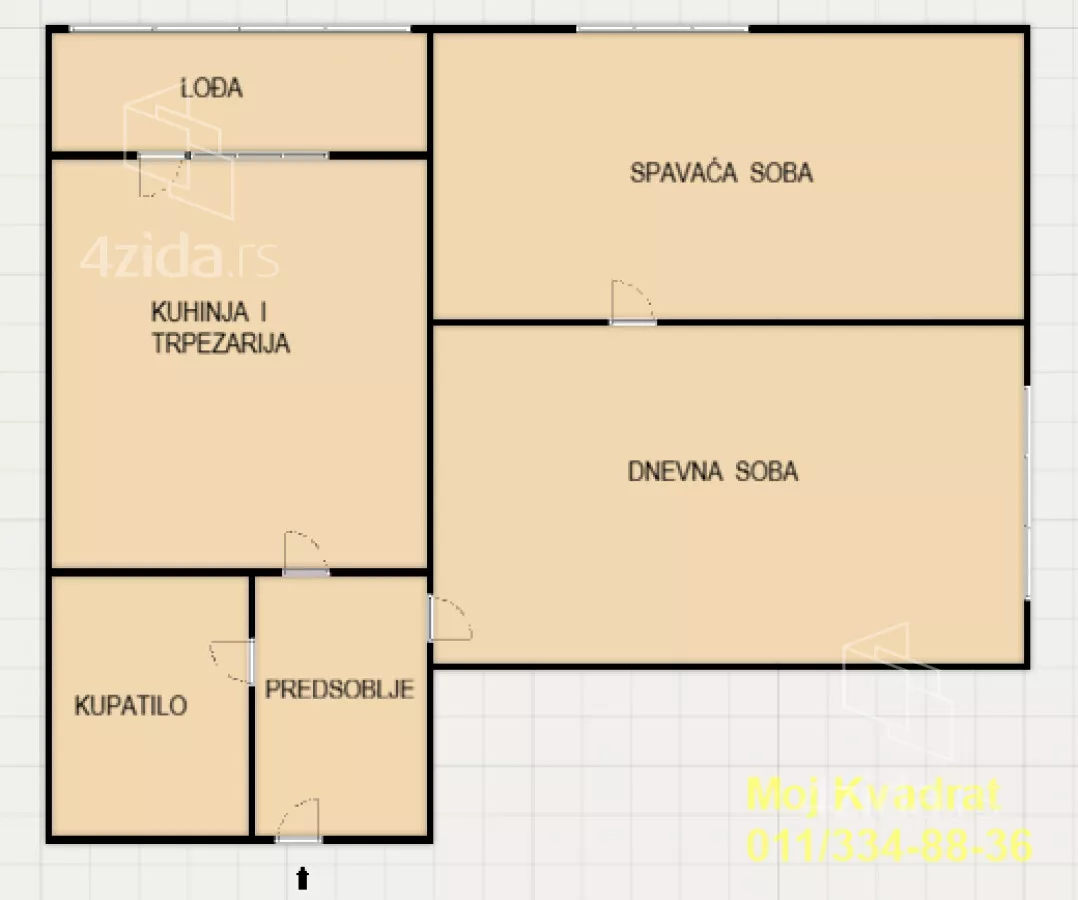 Dvosoban stan | 4zida