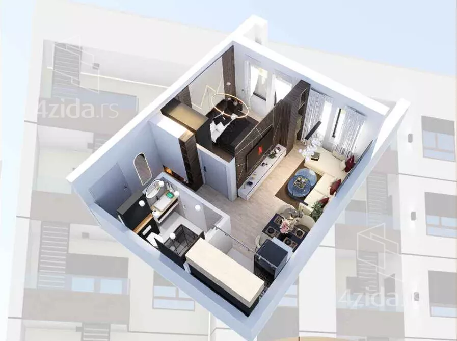 Jednoiposoban stan | 4zida