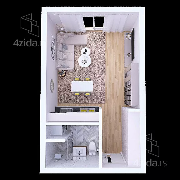 Jednosoban stan | 4zida