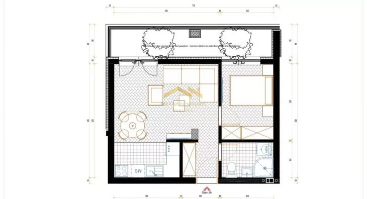 Jednoiposoban stan | 4zida