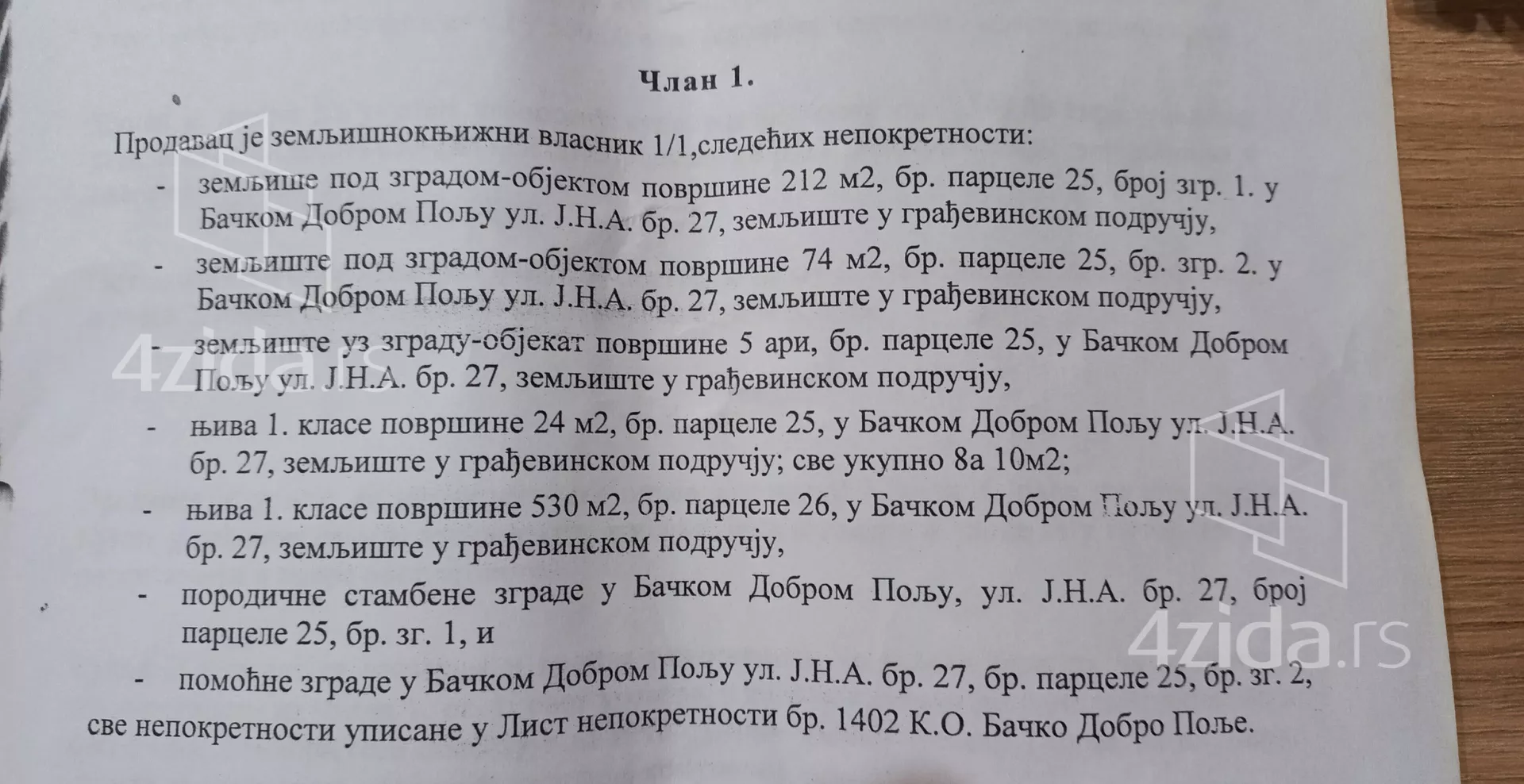 1-etažna kuća | 4zida