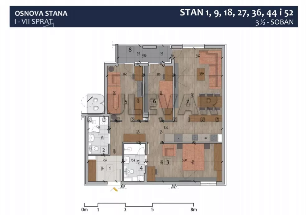 Troiposoban stan | 4zida