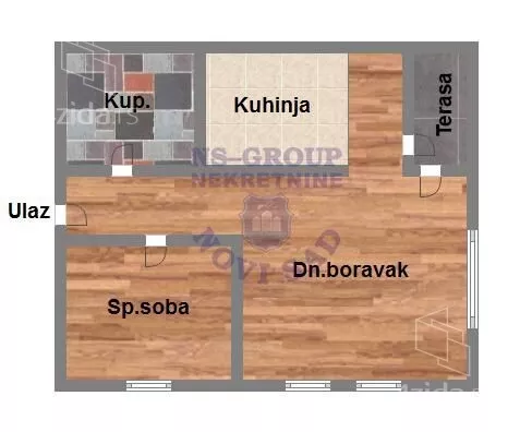 Jednoiposoban stan | 4zida