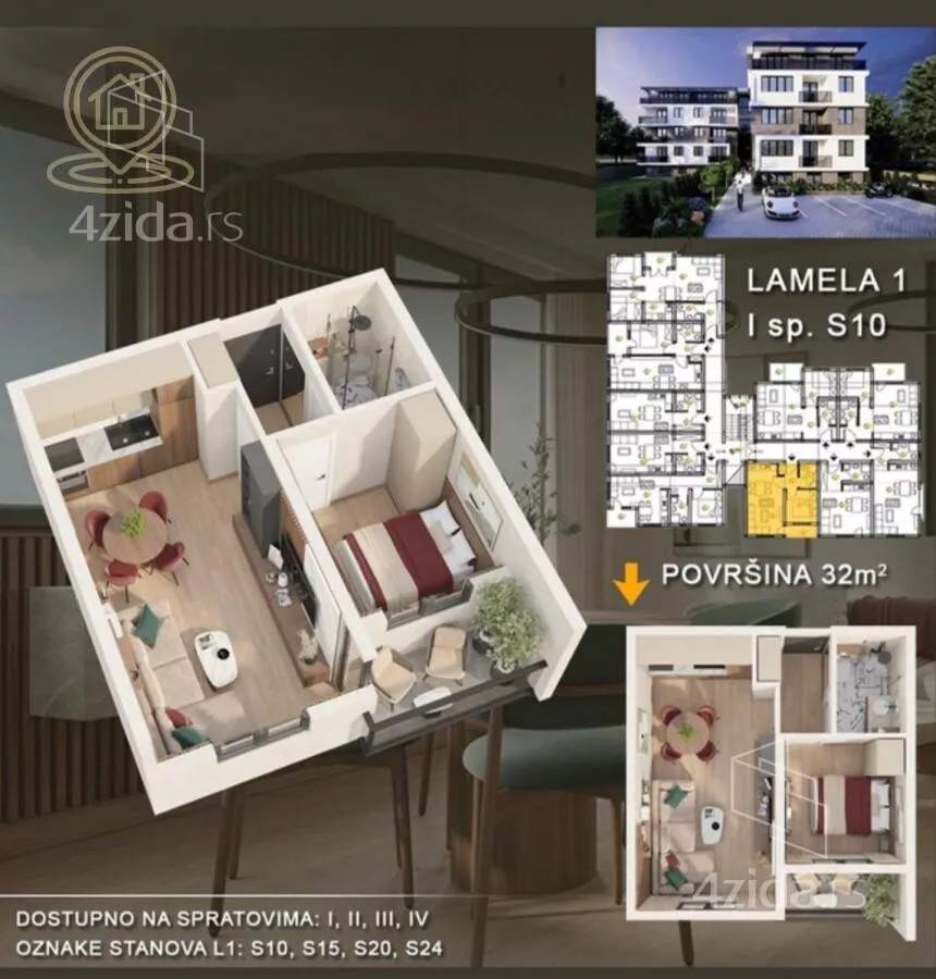 Dvosoban stan | 4zida