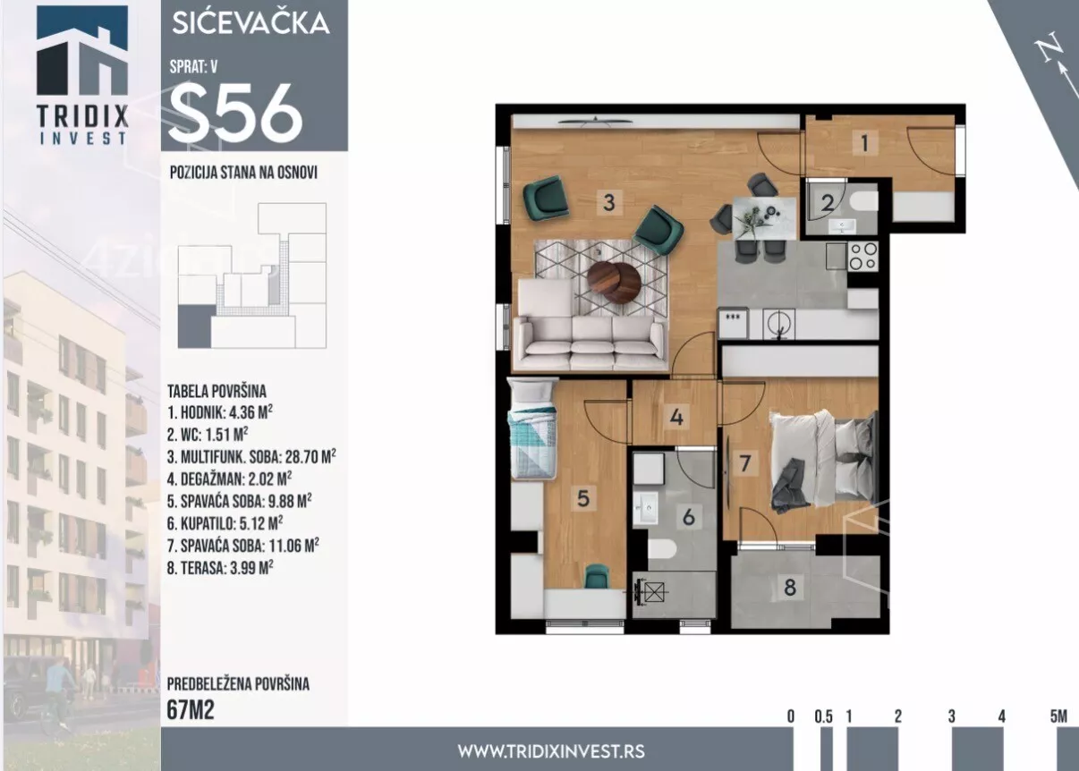 Dvoiposoban stan | 4zida