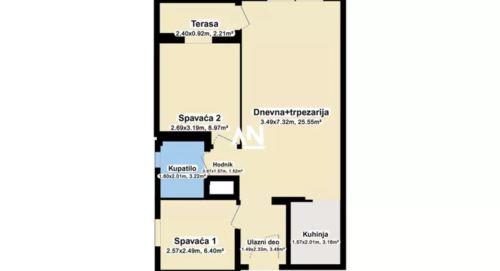 Trosoban stan | 4zida