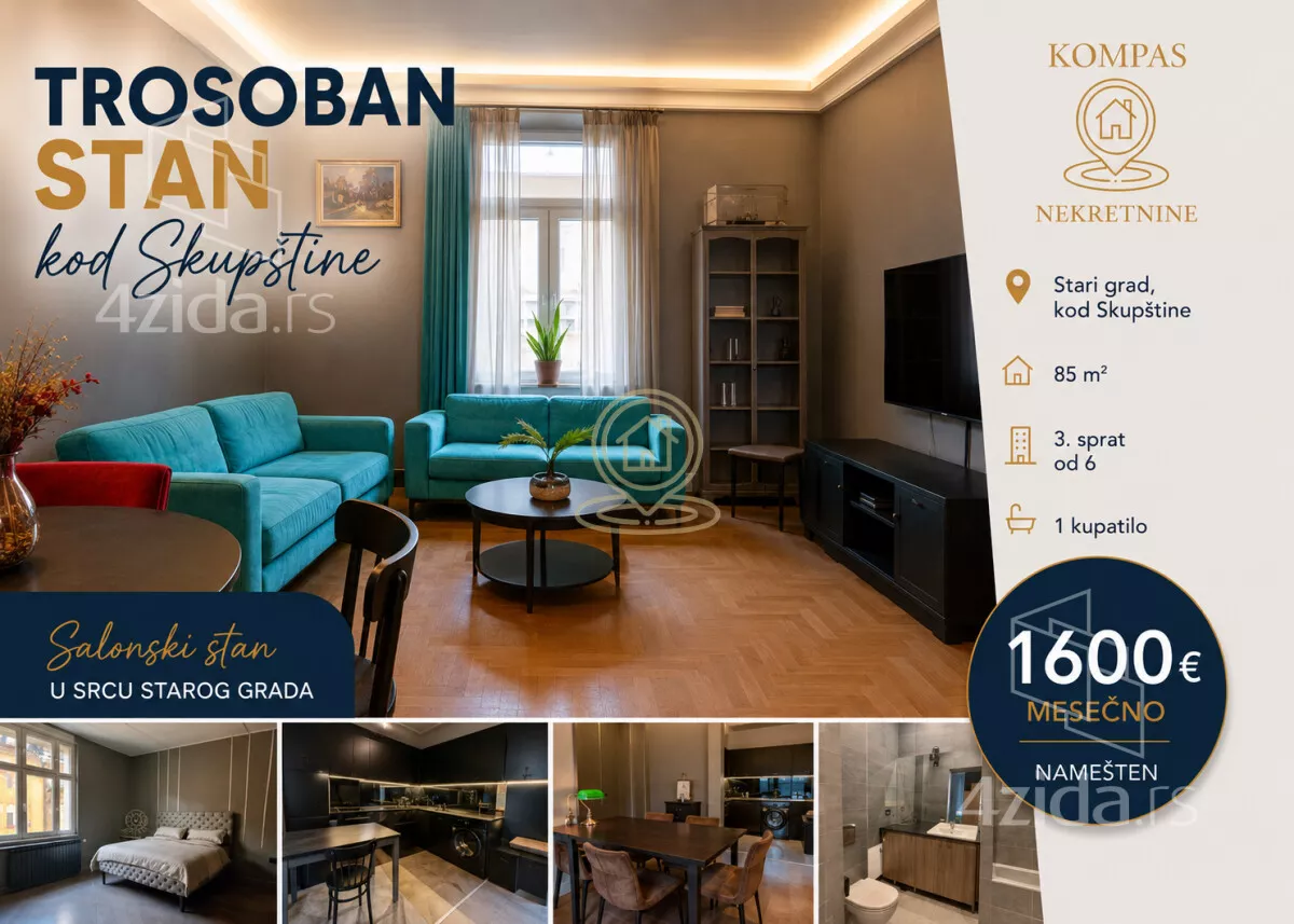 Trosoban stan | 4zida