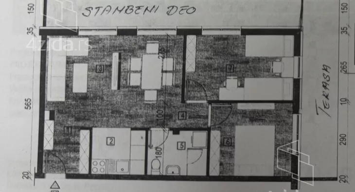 Trosoban stan | 4zida