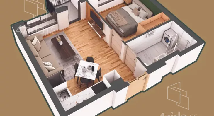 Jednosoban stan | 4zida