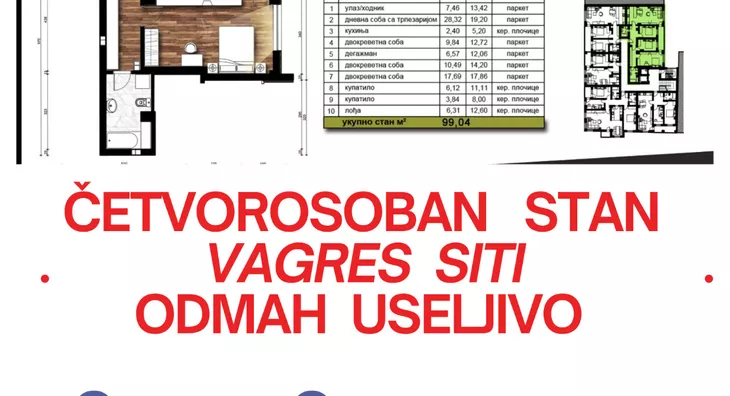 Četvorosoban stan | 4zida