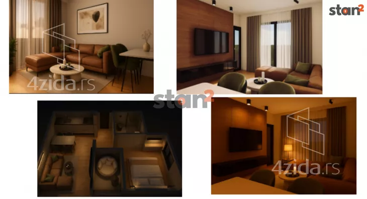 Jednoiposoban stan | 4zida