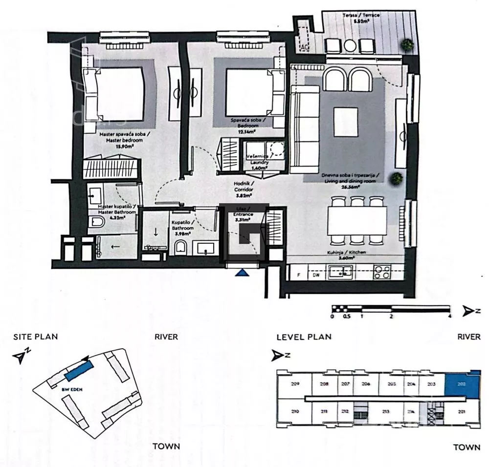 Trosoban stan | 4zida