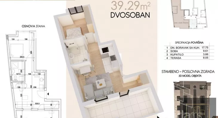 Dvosoban stan | 4zida