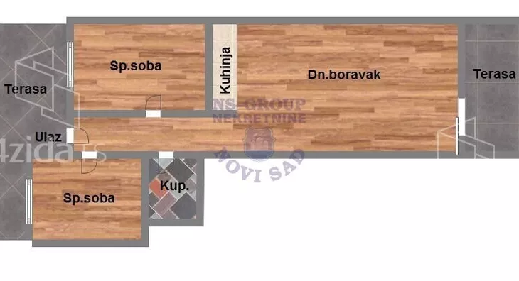 Trosoban stan | 4zida