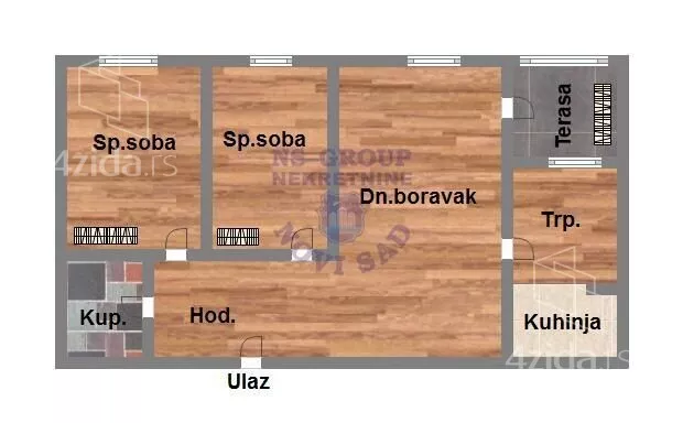 Trosoban stan | 4zida