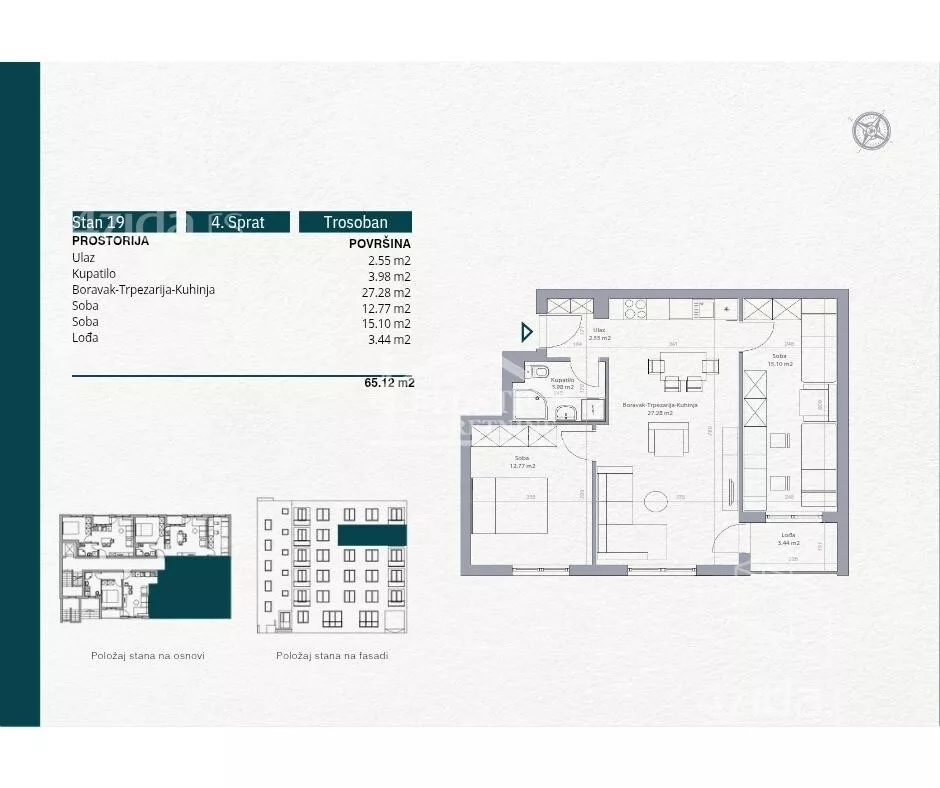 Dvosoban stan | 4zida