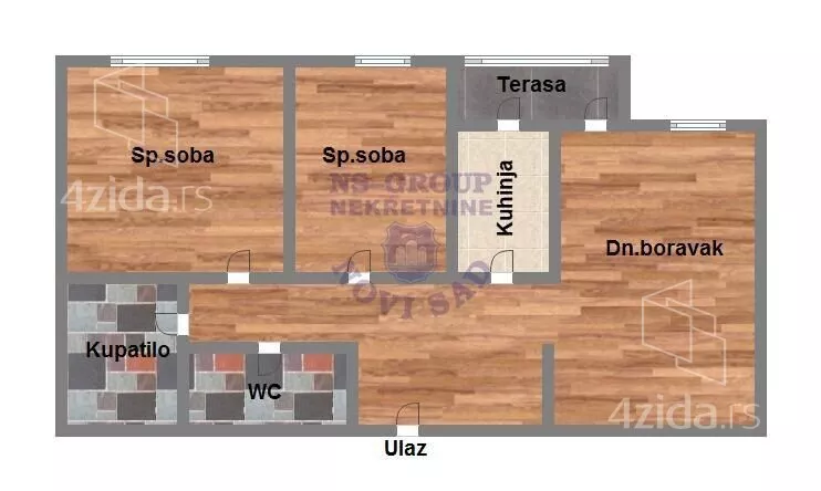 Trosoban stan | 4zida