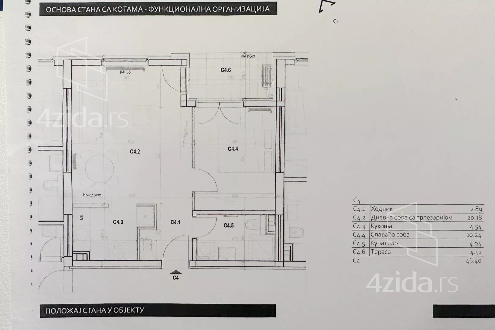 Jednoiposoban stan | 4zida