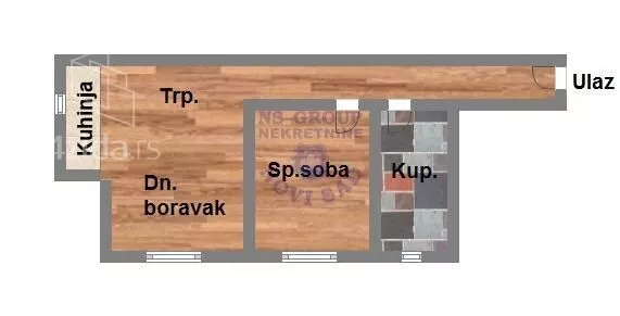 Jednoiposoban stan | 4zida