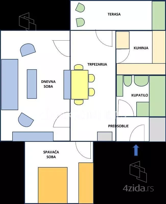 Dvosoban stan | 4zida