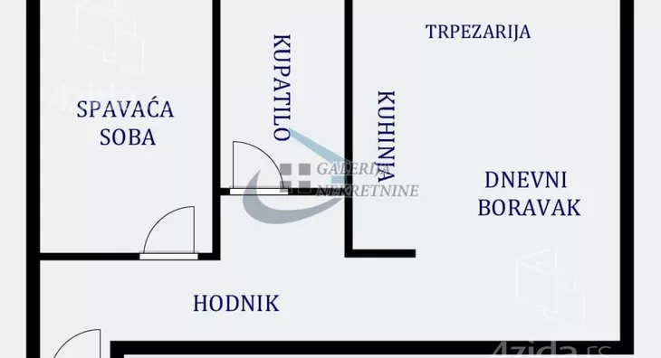 Jednoiposoban stan | 4zida