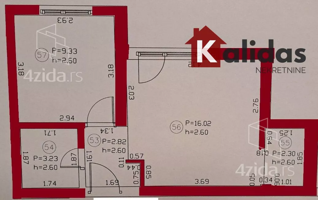 Jednoiposoban stan | 4zida