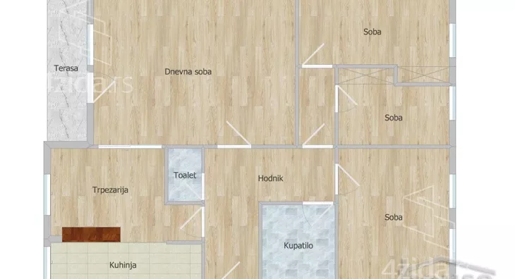 Troiposoban stan | 4zida