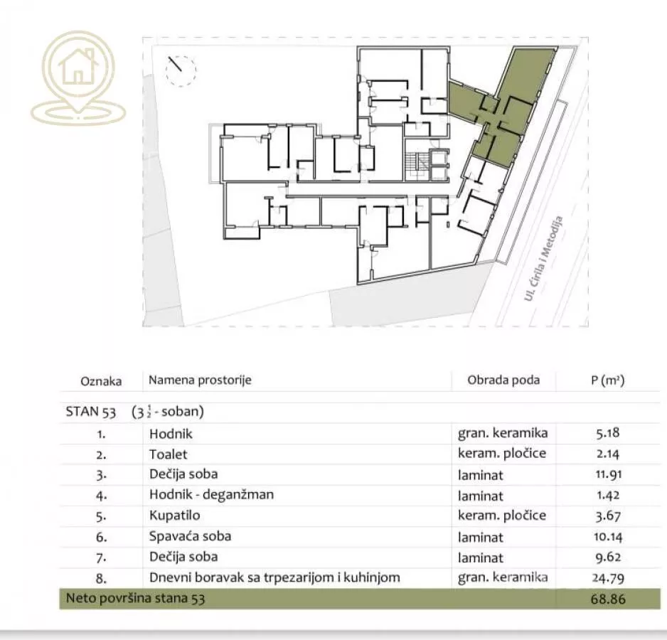 Troiposoban stan | 4zida