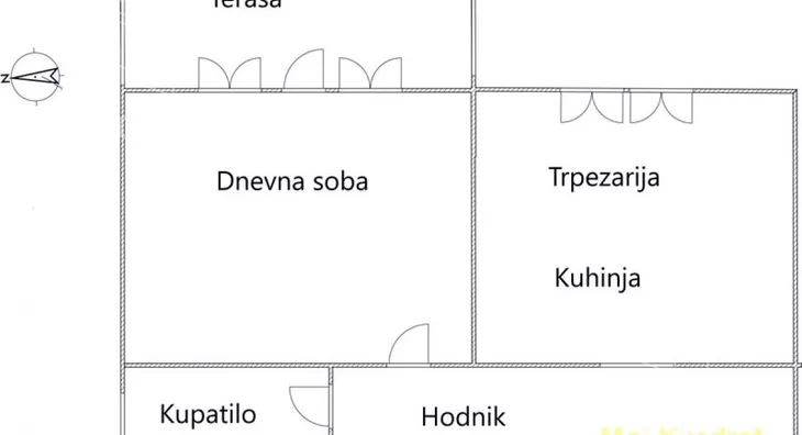 Jednosoban stan | 4zida