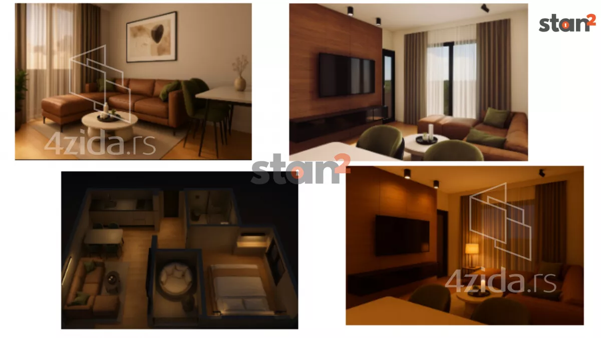 Jednoiposoban stan | 4zida