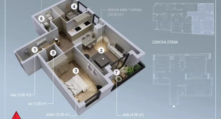 Dvoiposoban stan | 4zida