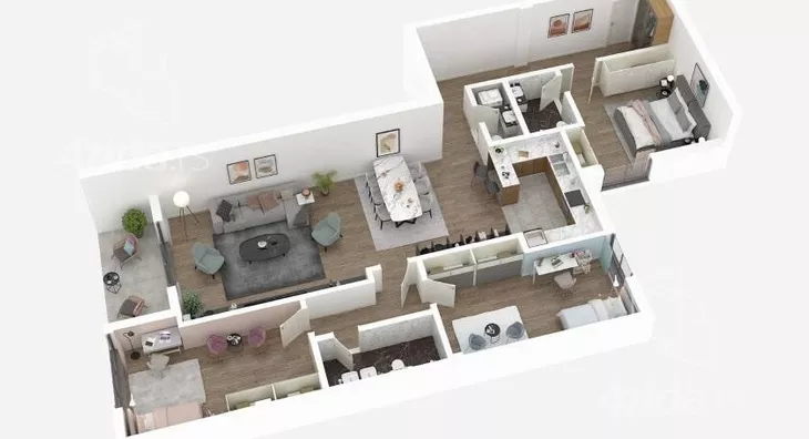 Petosoban stan | 4zida