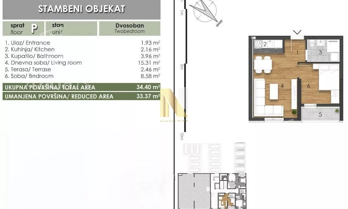 Dvosoban stan | 4zida