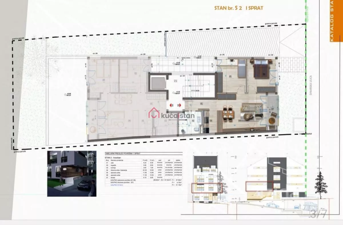 Trosoban stan | 4zida