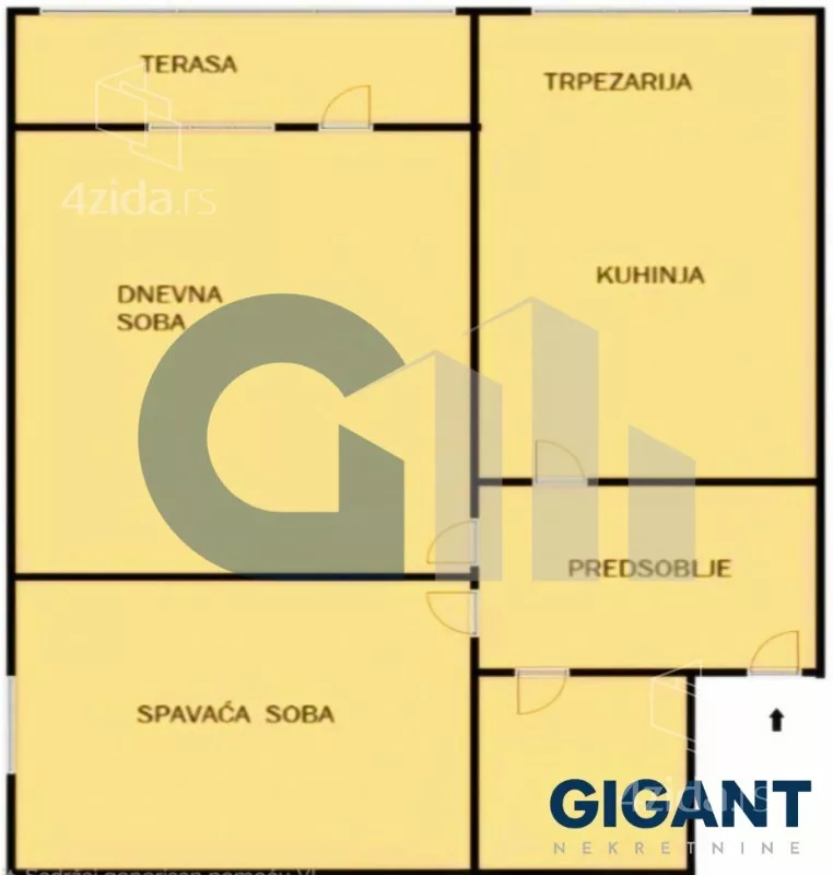 Dvosoban stan | 4zida