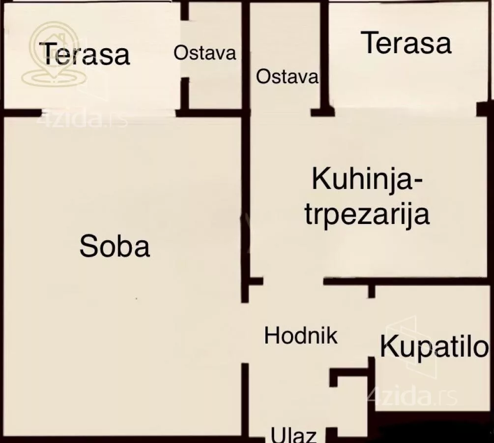 Jednosoban stan | 4zida