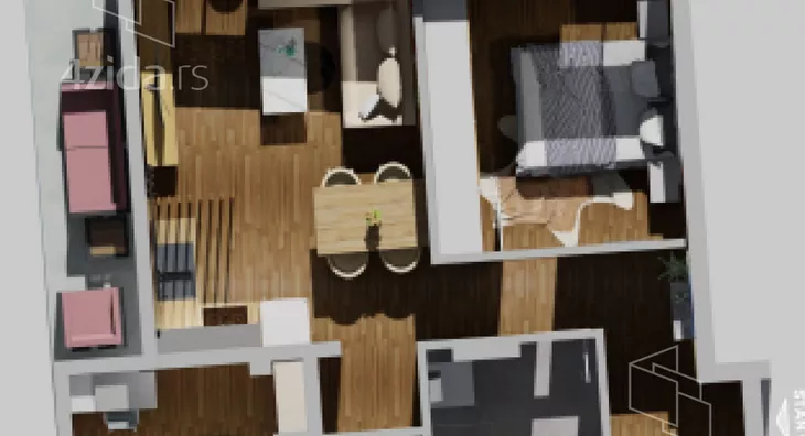 Dvoiposoban stan | 4zida