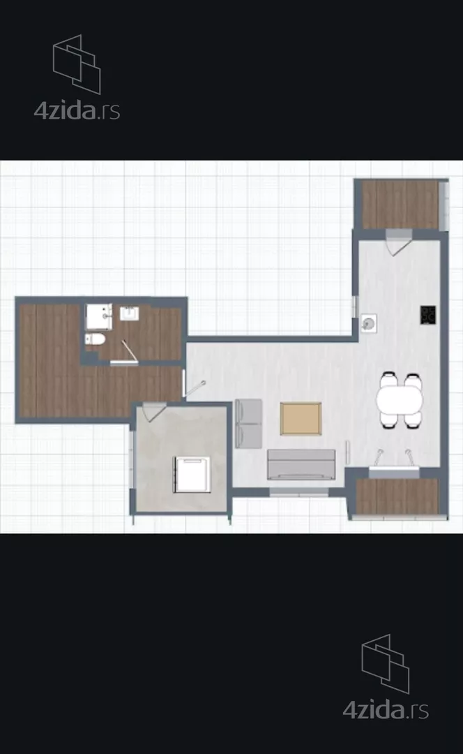 Dvosoban stan | 4zida