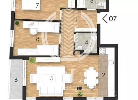 Trosoban stan | 4zida