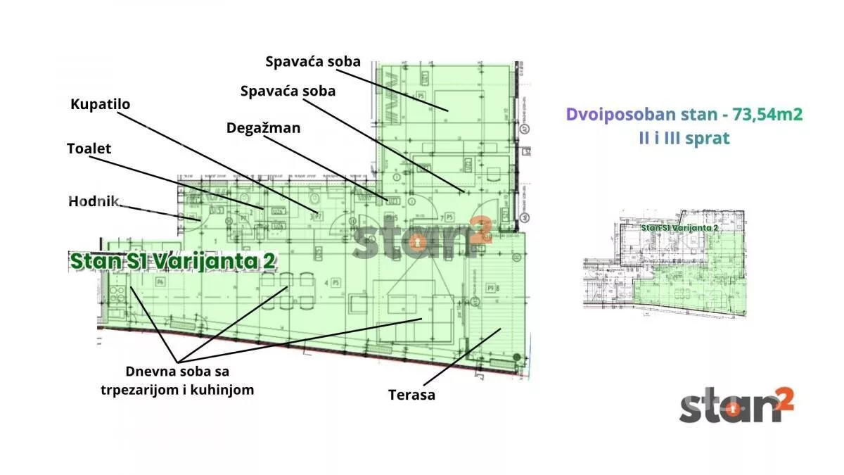 Dvoiposoban stan | 4zida