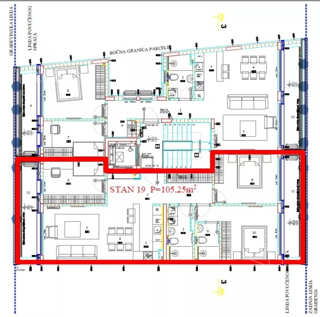 Trosoban stan | 4zida