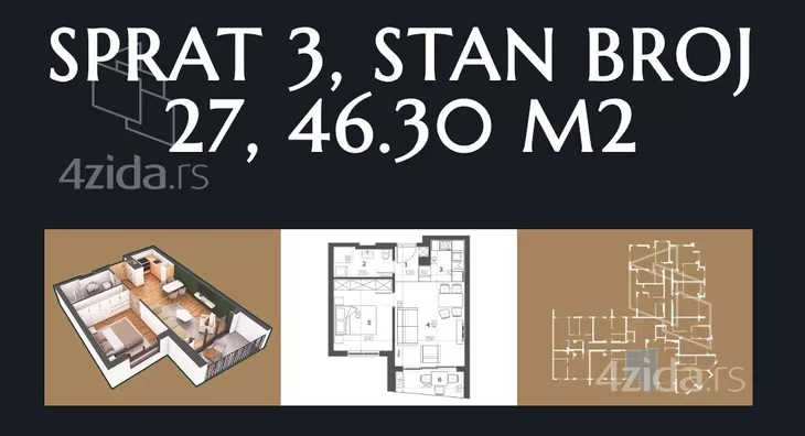 Dvosoban stan | 4zida