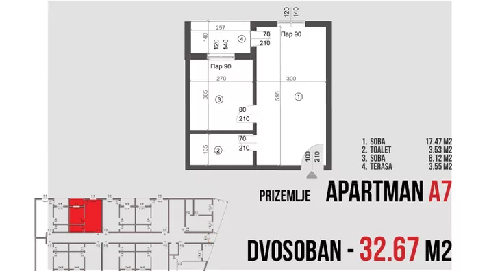 Dvosoban stan | 4zida
