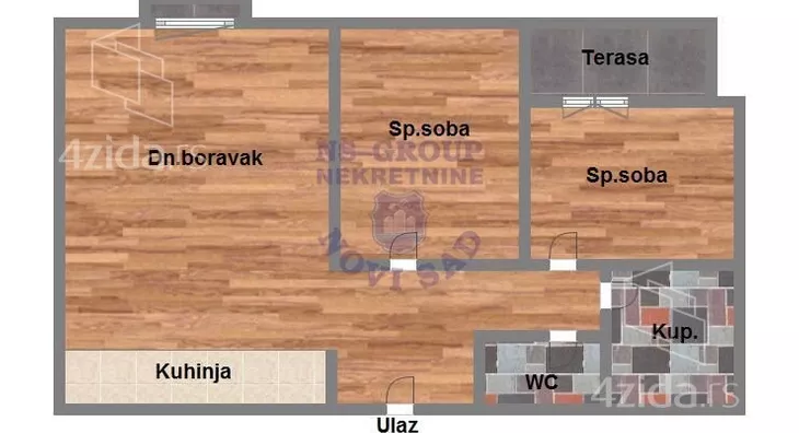 Trosoban stan | 4zida