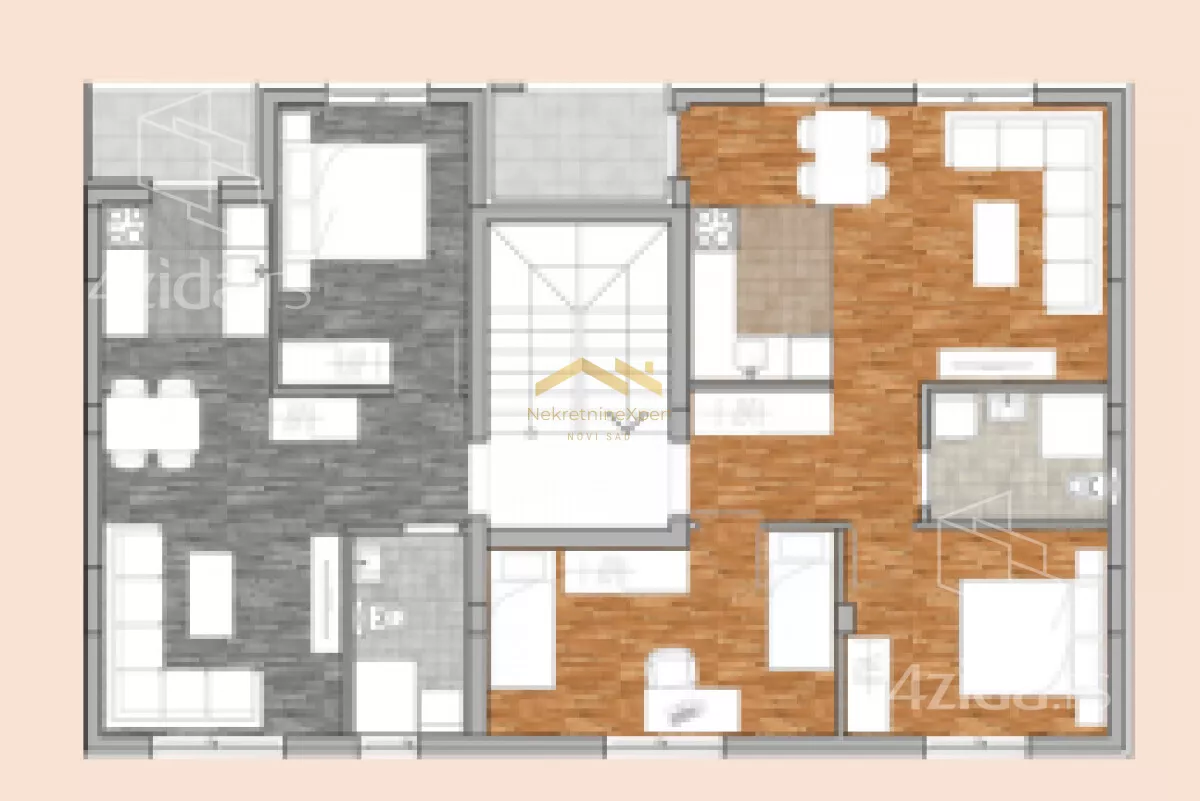 Trosoban stan | 4zida