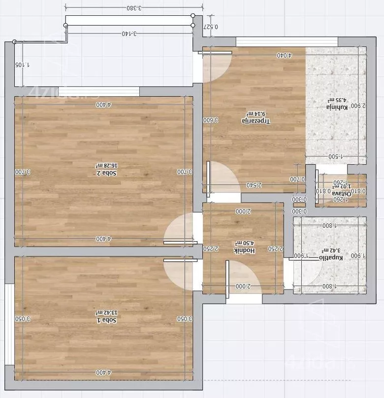 Dvosoban stan | 4zida